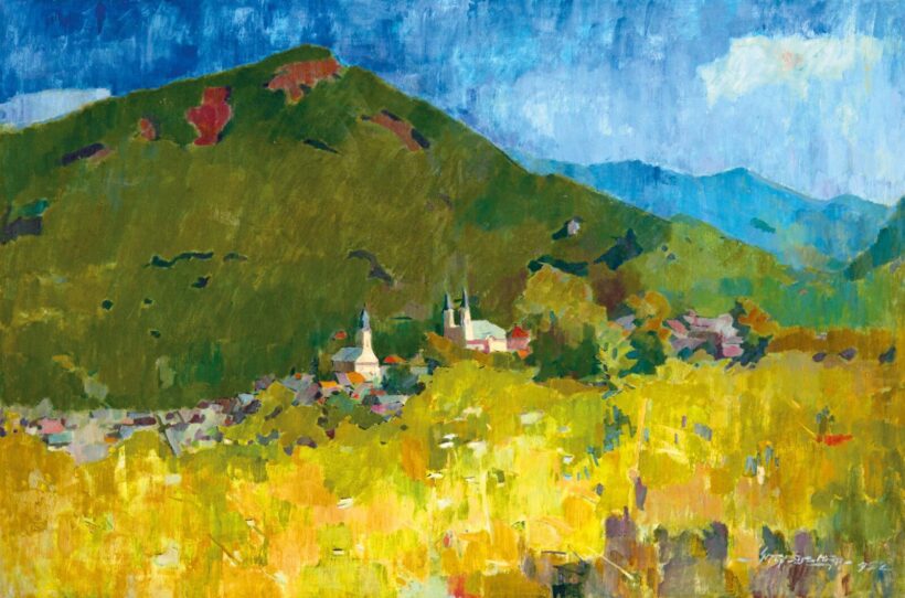 Nagy Oszkár (1883-1965): Felsőbánya, 1952