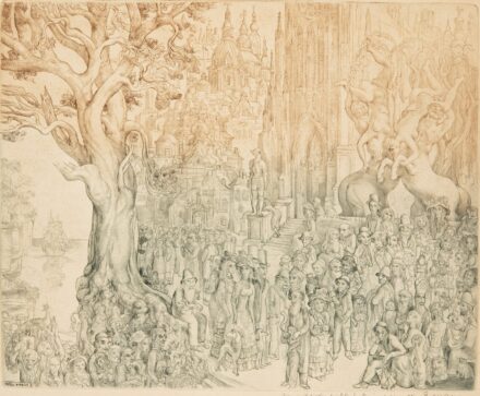 Szabó Vladimir (1905-1991): Régi város, 1975