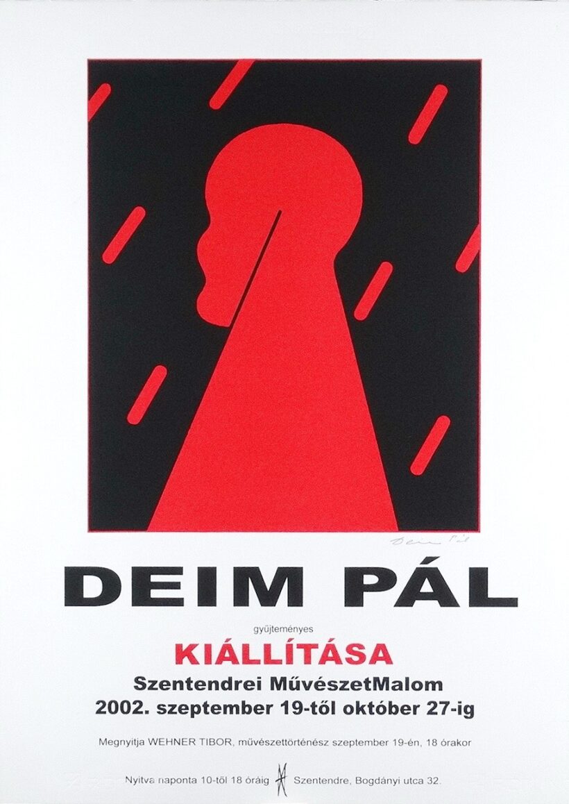 Deim Pál (1932-2016) : Kiállítási plakát 2002