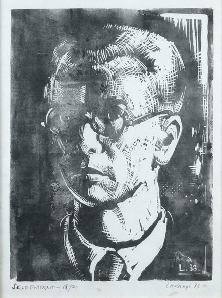 Ladányi  Imre (1902 - 1986) : Önarckép 1938 18/20
