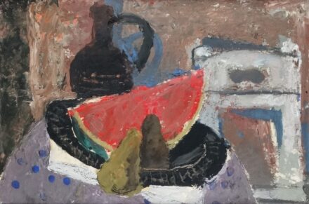 Fónyi (Friml) Géza (1899 - 1971) : Csendélet dinnyével 1968