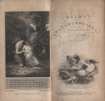 Antik könyvek. Ovidius (Naso, Publius) Antik könyvek. Ovidius (Naso, Publius): Ovid's Metamorphoses. Translated into English Verse, by Various Authors; and Originally published by Sir Samuel Garth.