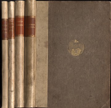 Bibliofília. Német nyelvű filozófiai művek az 1900-as elejéről, 4 db. Bibliofília. Német nyelvű filozófiai művek az 1900-as elejéről, 4 db.