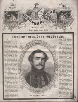 Folyóirat. Vasárnapi Ujság. 1860.  Folyóirat. Vasárnapi Ujság. 1860. Szerk. Pákh Albert. Főmunkatárs: Jókai Mór. VII. évf. 1-53 sz. (egybekötve). Teljes évfolyam.