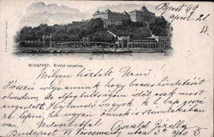 Budapest. Királyi várpalota. 1899. Litho. Budapest. Királyi várpalota. 1899. Litho.