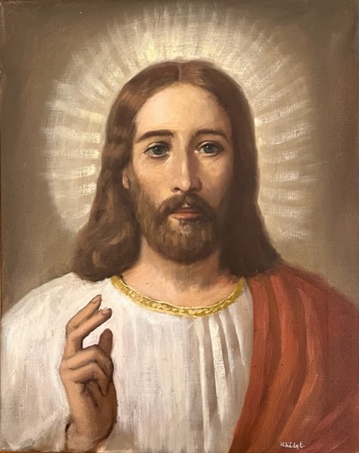 Hikády Erzsébet, Czene Béláné (1911-2008) Hikády Erzsébet, Czene Béláné (1911-2008): Jézus. J.j.l.