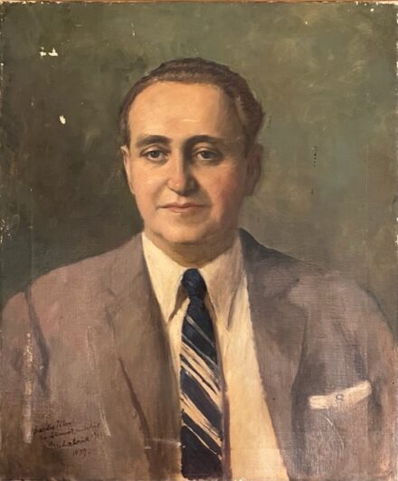 Mihalovits Miklós (1888-1960) Mihalovits Miklós (1888-1960): Bárdy Tibor portré. J. b. l.