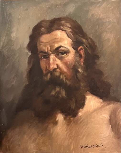 Mihalovits Miklós (1888-1960) Mihalovits Miklós (1888-1960): Férfi portré. J. j. l.