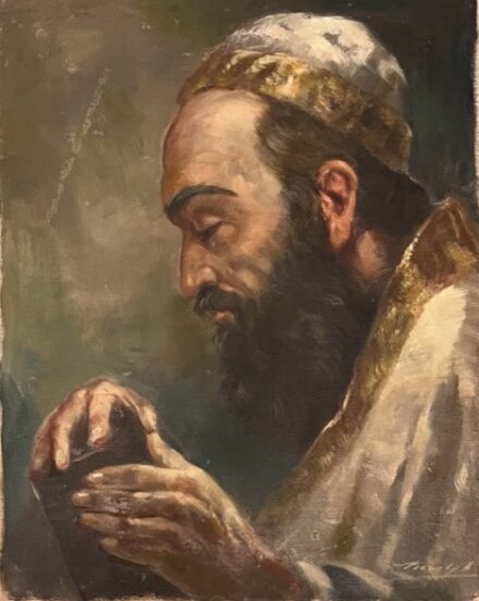 Péczely Antal (1891 - 1960) Péczely Antal (1891 - 1960): Rabbi gondolataiba merülve. J.j.l.