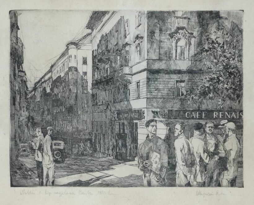 Veszprémi Endre (1925-2013): Proletár c. lap megjelenése Bécsben 1920-ban