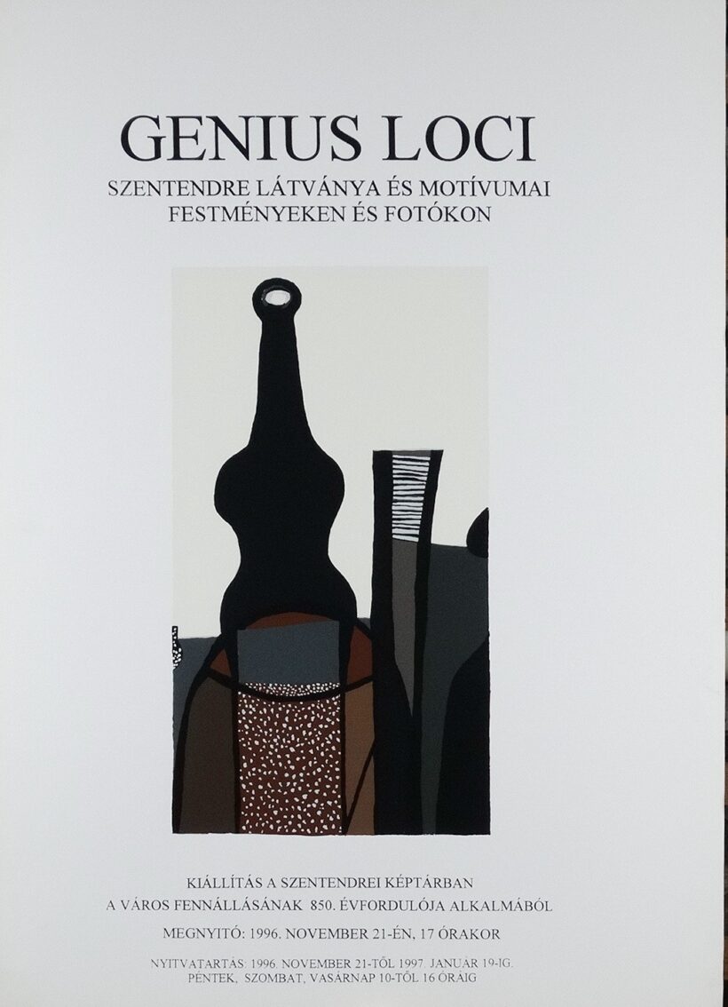 Genius Loci: Kiállítási plakát 1996