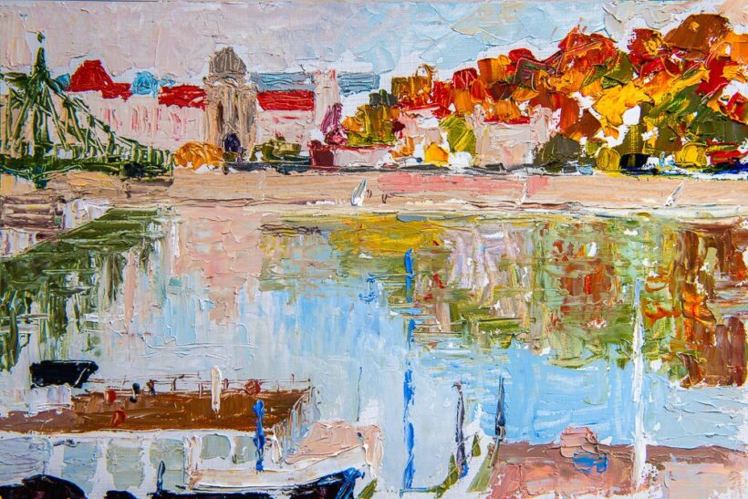 Judith Barath (1950): Gellért téri látkép
