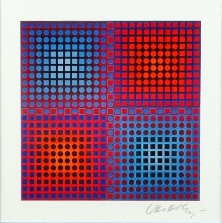 Vasarely, Viktor (1906 - 1997): EG-1-2 1967.