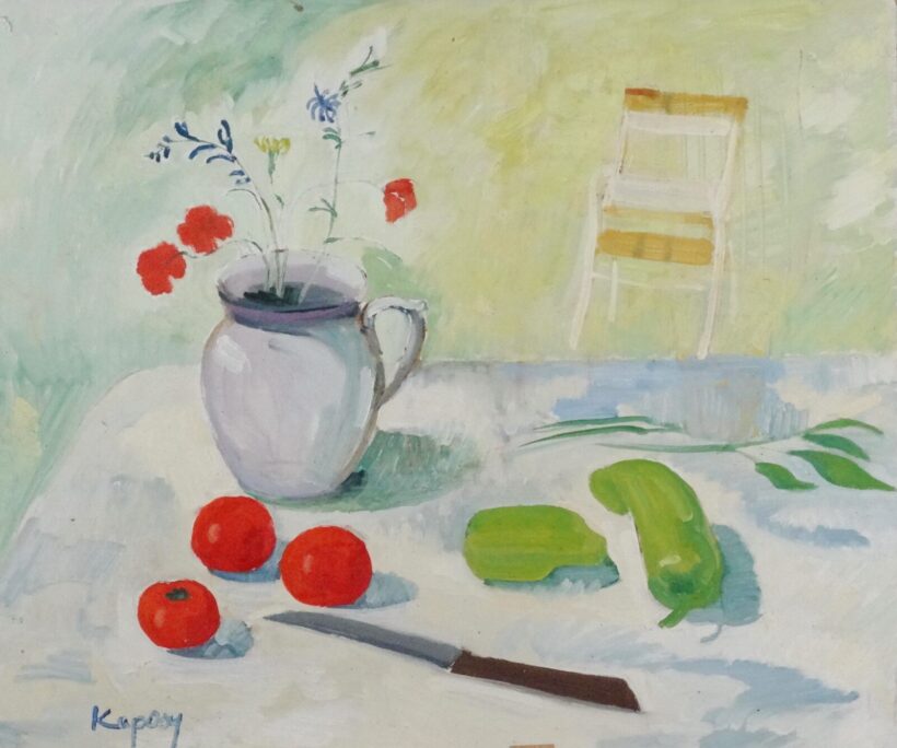 Kaposy K. Ödön (1914 - 1996): Asztali csendélet
