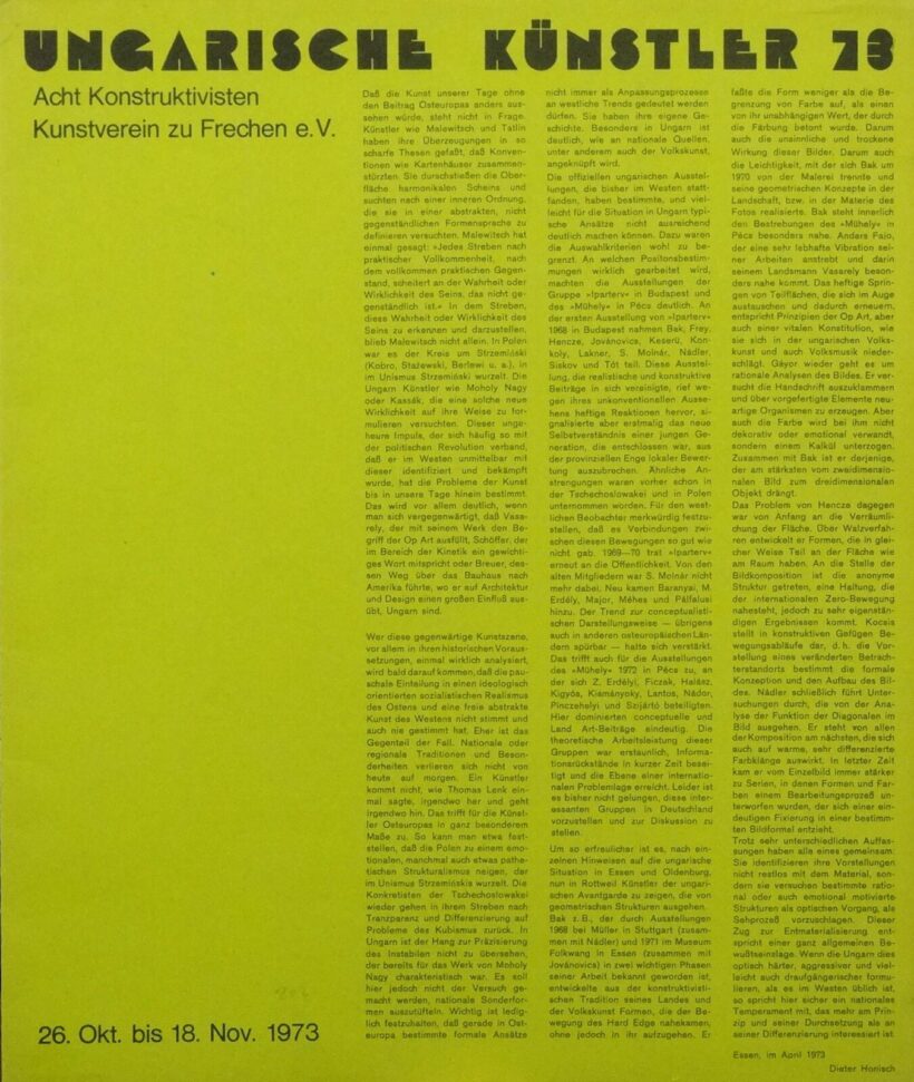 Kocsis Imre (1937-2015): Kompozició 1973/ lapok az Essen-i mappából - Image 2