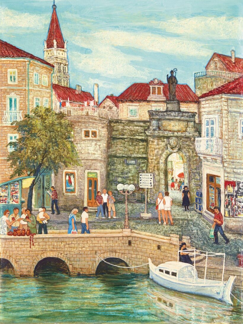 Hikádi Erzsébet (1911-2008): Trogir, 1980-as évek