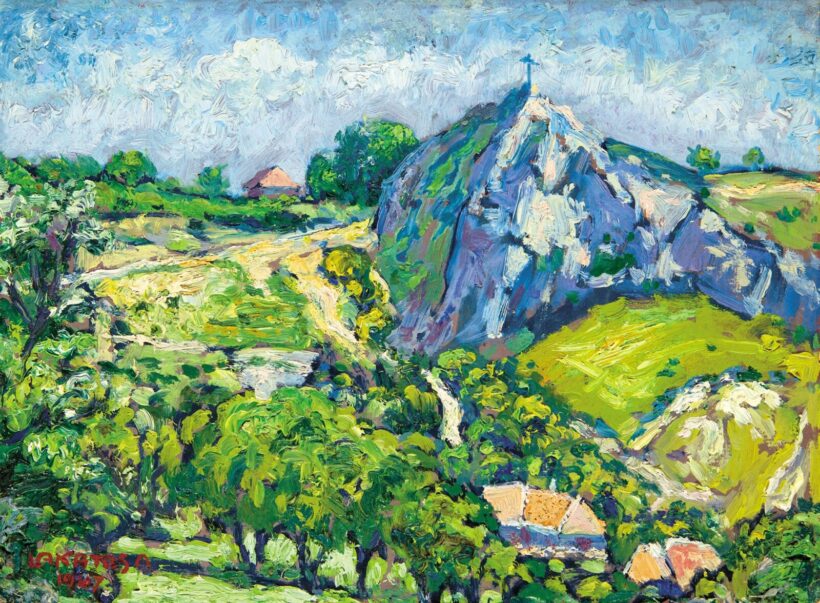 Lakatos Artúr (1880-1968): Pécsi részlet, 1947