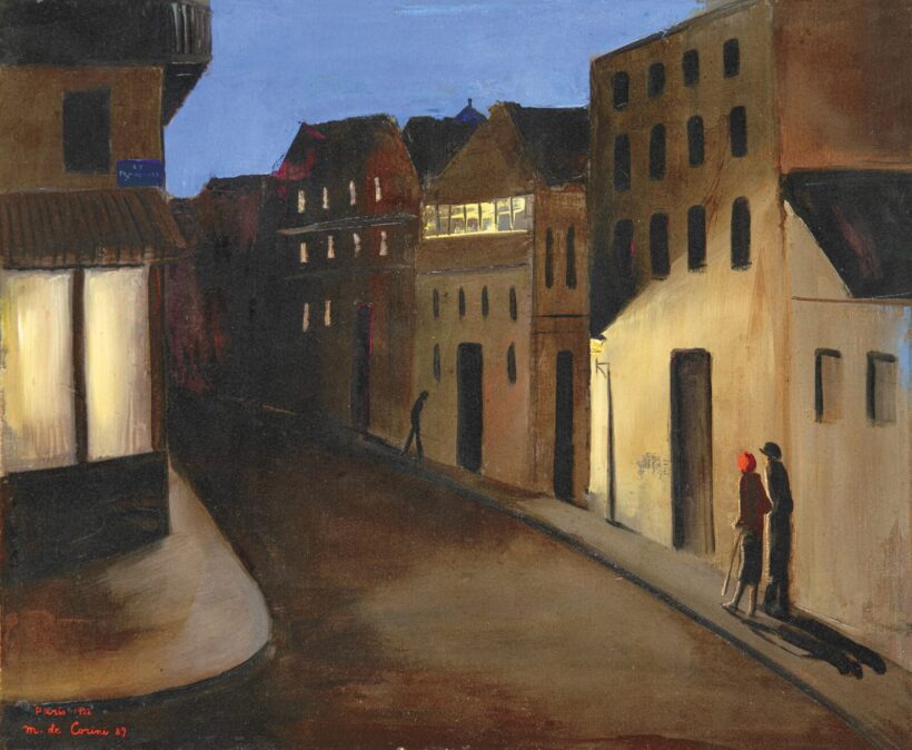 Corini Margit (1897-1982): Párizsi utca, 1932