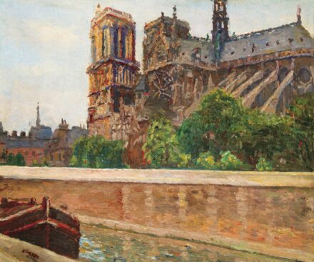 Kunffy Lajos (1869-1962): A párizsi Notre Dame, 1913
