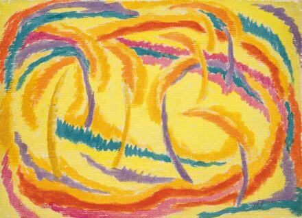 Mattis Teutsch János (1884-1960): Táj, 1918-1919 körül
