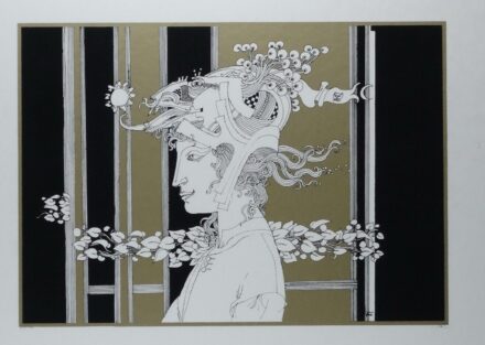 Szász Endre (1926 - 2003): Nő fejdísszel 73/100