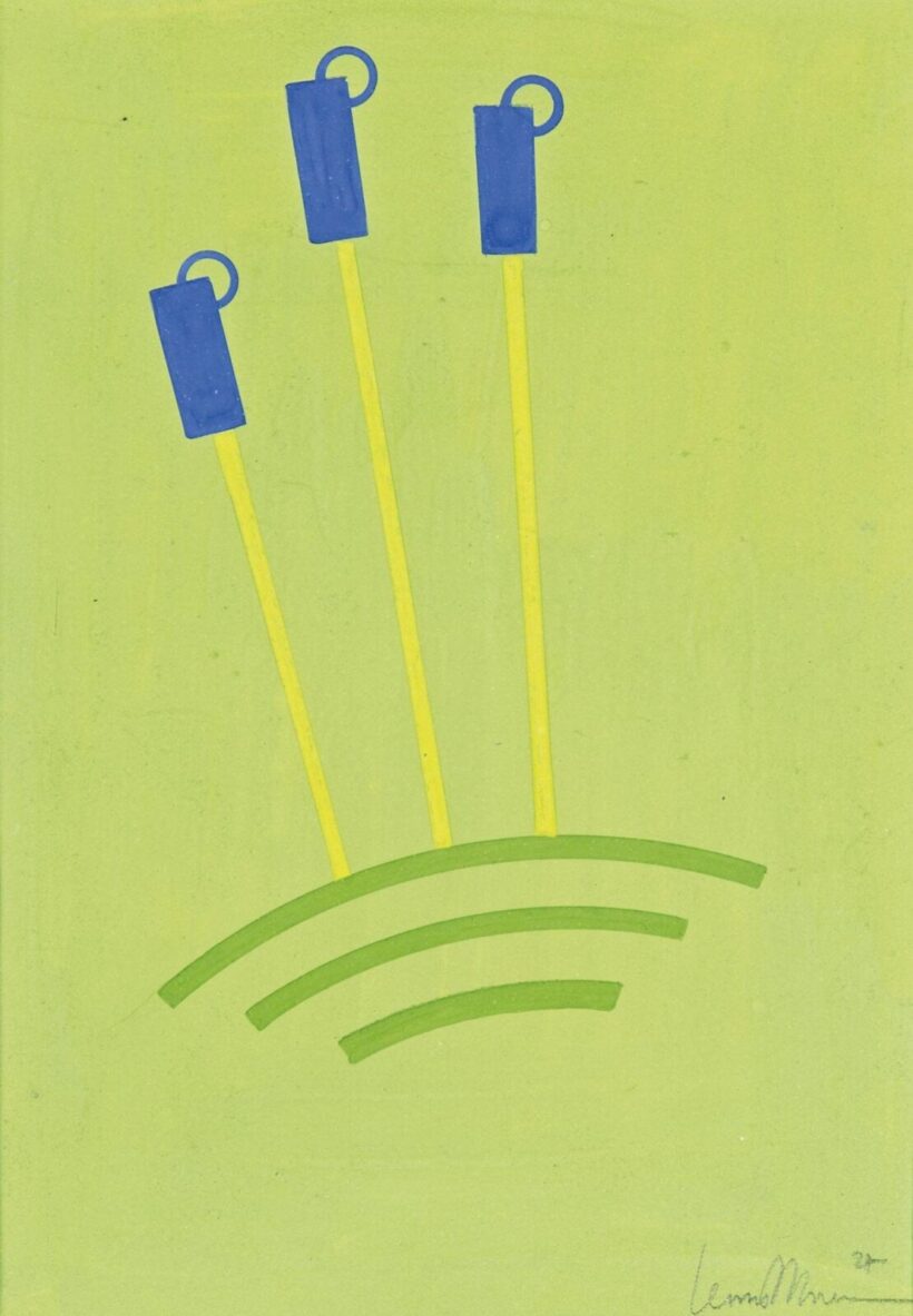 Leon Maurin - Hármas kompozíció, 1927