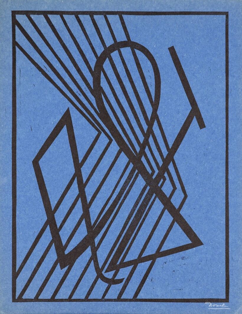 César Domela (Amszterdam, 1900 - Párizs, 1992) - Olvasó