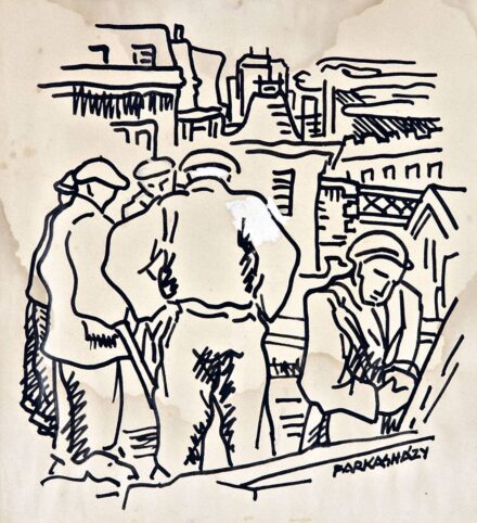 Farkasházy Miklós (Budapest, 1895 - 1964) - Munkások