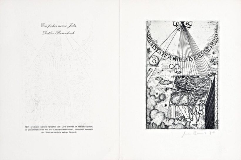 Uwe Bremer (Bischleben, 1940 - ) - IX, 1970 - Image 2