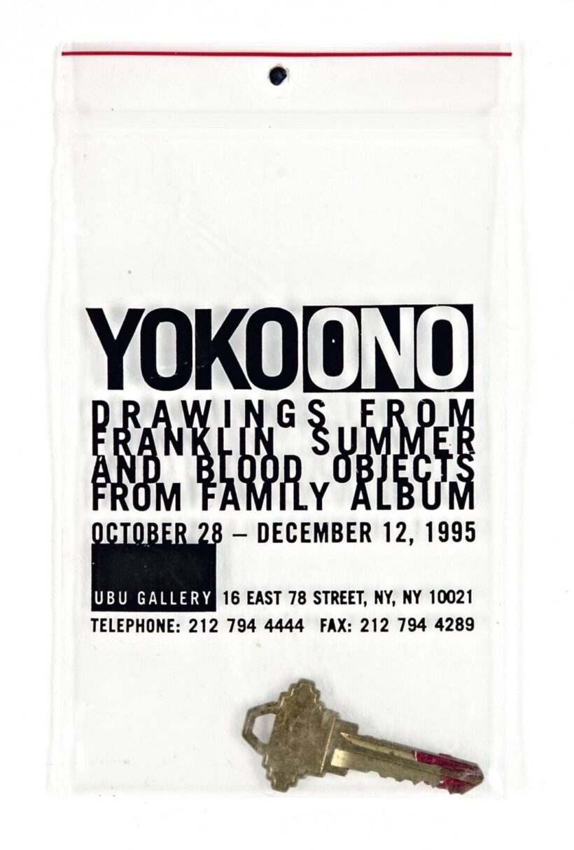 Eileen Boxer - Objekt Yoko Ono kiállítására, 1995