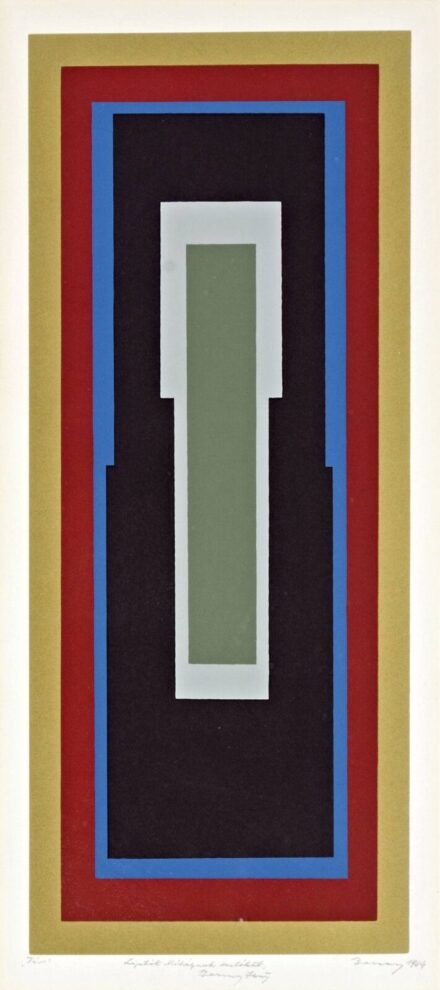 Barcsay Jenő (Katona, 1900 - Budapest, 1988) - Tér, 1984