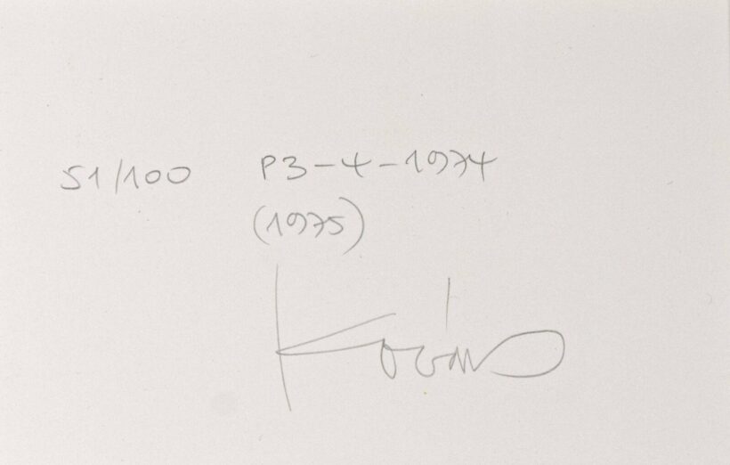 Kovács Attila (Budapest, 1938 - ) - P3, 1974 (1975) - Image 2