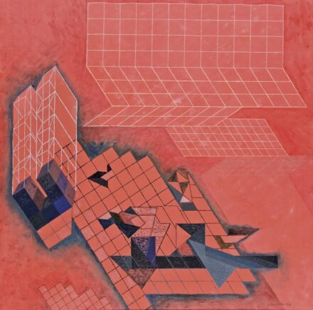 Lukoviczky Endre (Békéscsaba, 1939 - ) - Mozgalmas felhőkarcolók, 2007