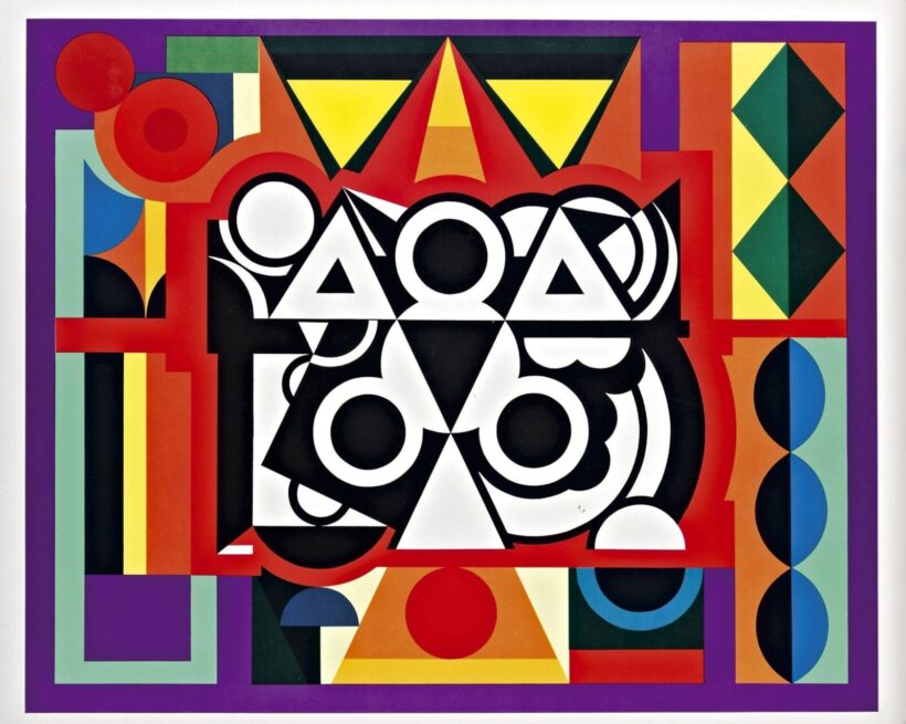 Auguste Herbin (Quiévy, 1882 - Párizs, 1960) - Kompozíció (1943)