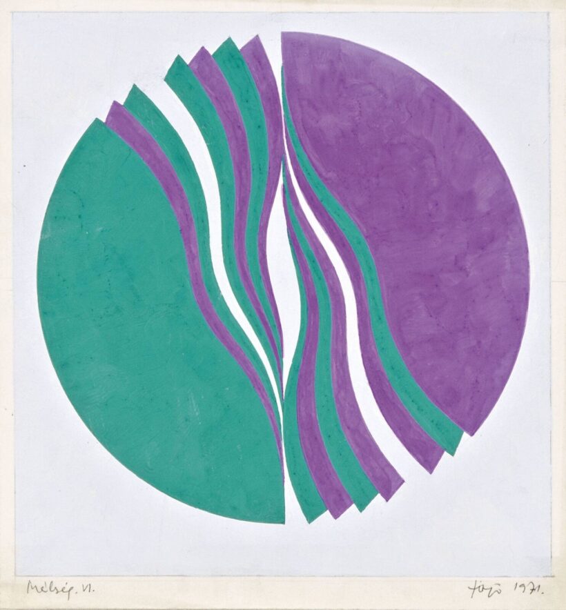Fajó János (Orosháza, 1937 - ) - Mélység, VI, 1971.