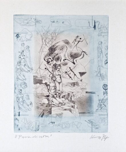 Kass János (Szeged, 1927 - Budapest, 2010) - Paradicsom, 1974