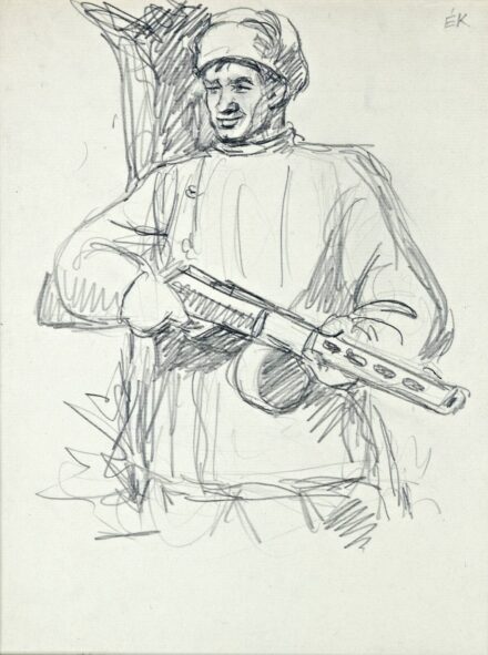 Ék Sándor (Szentmihályfa, 1902 - Budapest, 1975) - Szovjet katona, 1946 körül