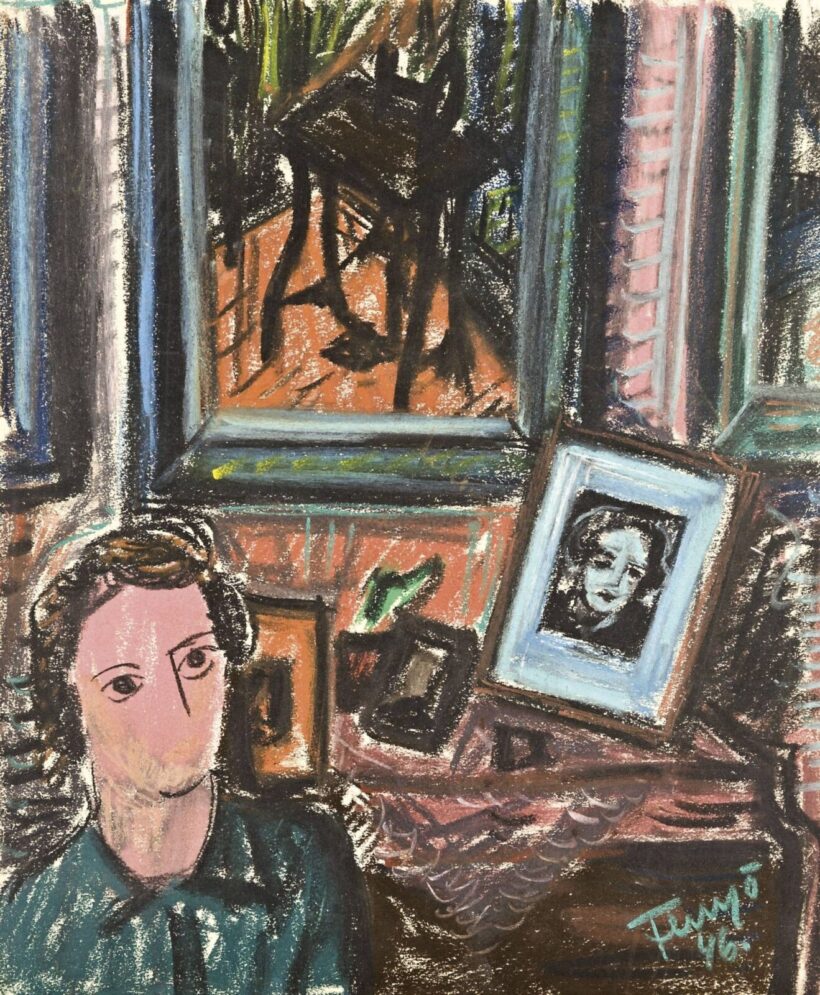Fenyő Andor Endre (Baja, 1904 - Budapest, 1971) - Enteriőr, 1946