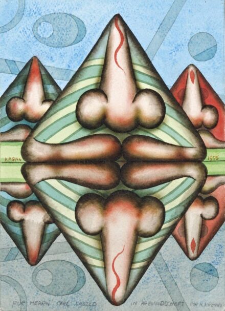 Hans Krenn (Innsbruck, 1932 - Bécs, 2007) - Tükröződés, 1976