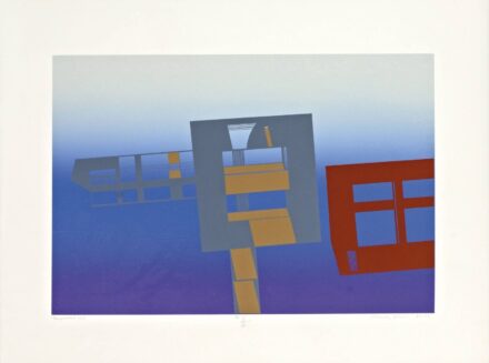 Aknay János (Nyíregyháza, 1949 - ) - Impresszió (5), 1982