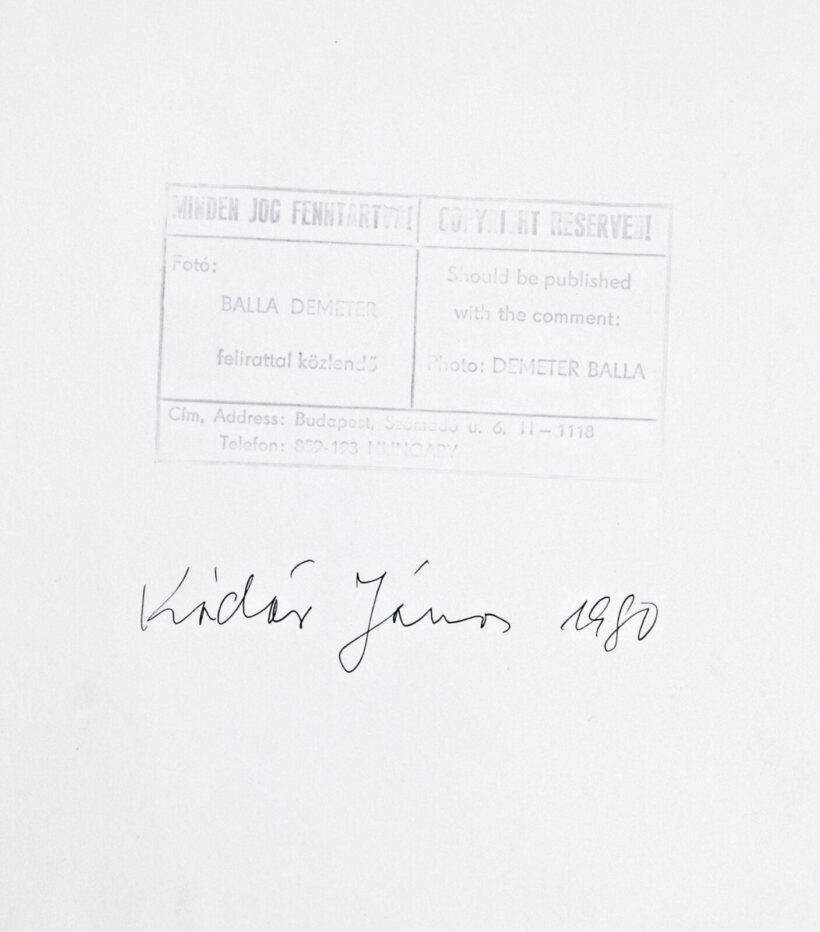 Balla Demeter (Szentes, 1931 - ) - Kádár János beszéde, 1980 - Image 2