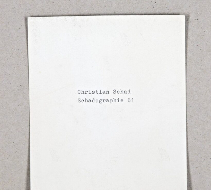 Christian Schad (Miesbach, 1894 - Stuttgart, 1982) - Schadographie 61 - Image 2