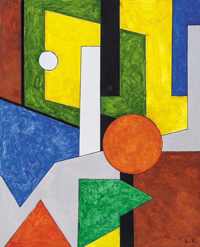 Kassák Lajos (1887-1967) Cím nélkül, 1960-as évek