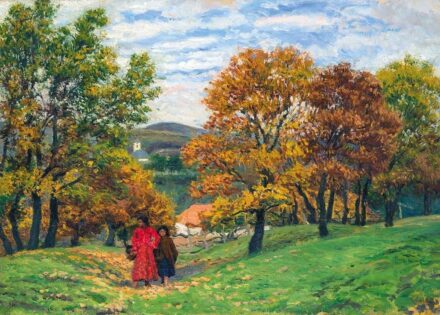 Glatz Oszkár (1872-1958) Cserjésben