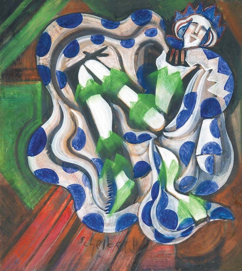 Scheiber Hugó  (1873-1950) Táncosnő