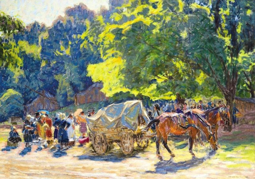 Poll Hugó (1867-1931) Vásár