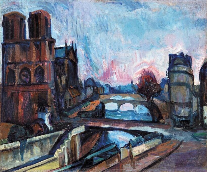 Perlrott Csaba Vilmos (1880-1955) Notre Dame