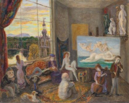 Szabó Vladimir (1905-1991) Műterem a századfordulón, 1978