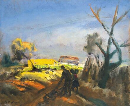 Holló László (1887-1976) Hazafelé, 1946