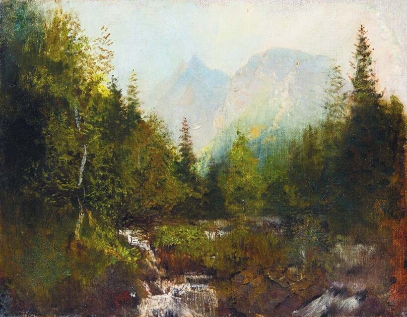 Mednyánszky László (1852-1919) Tátrai vízesés